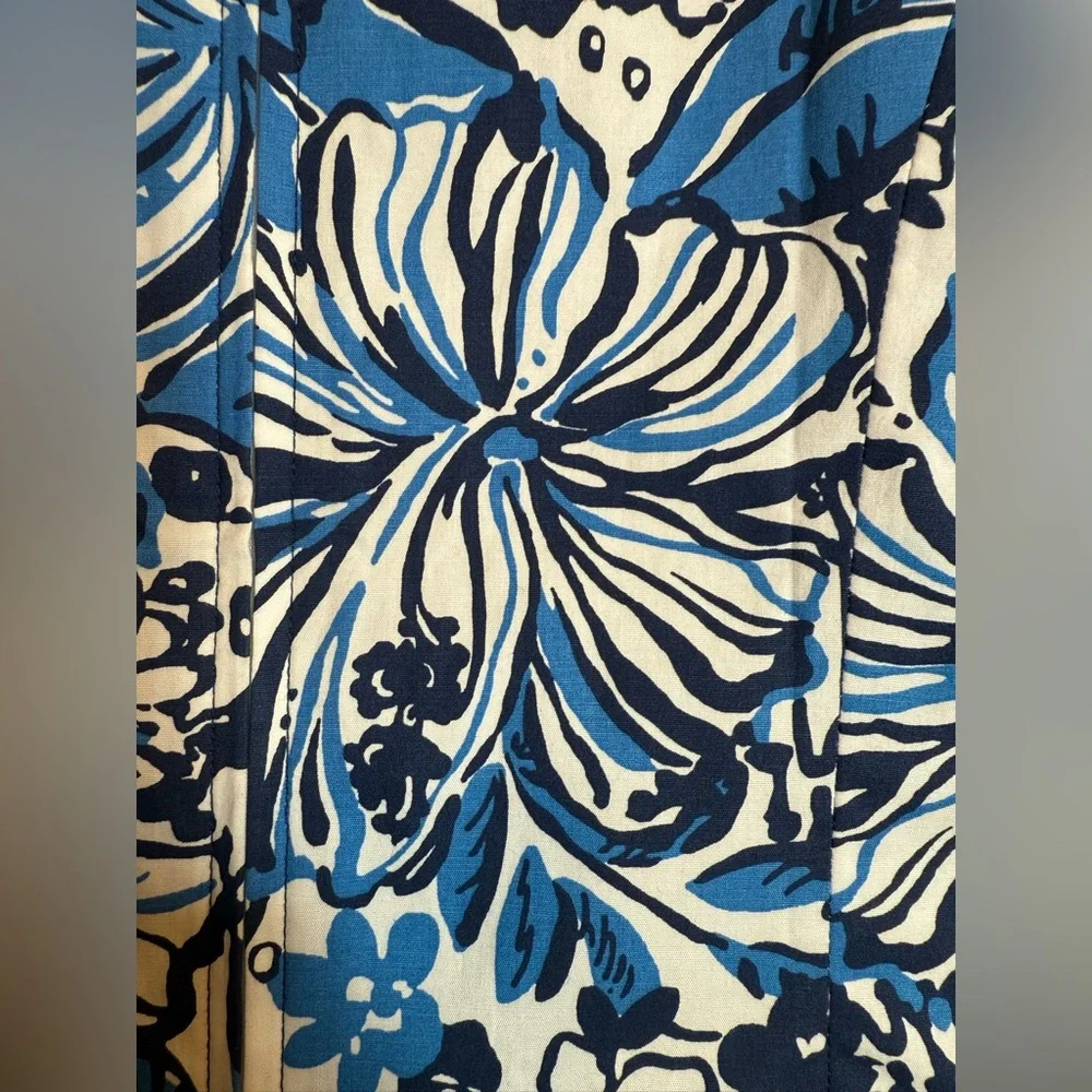 Lilly Pulitzer Blue Halter Sheath Mini Dress - Picture 4 of 9